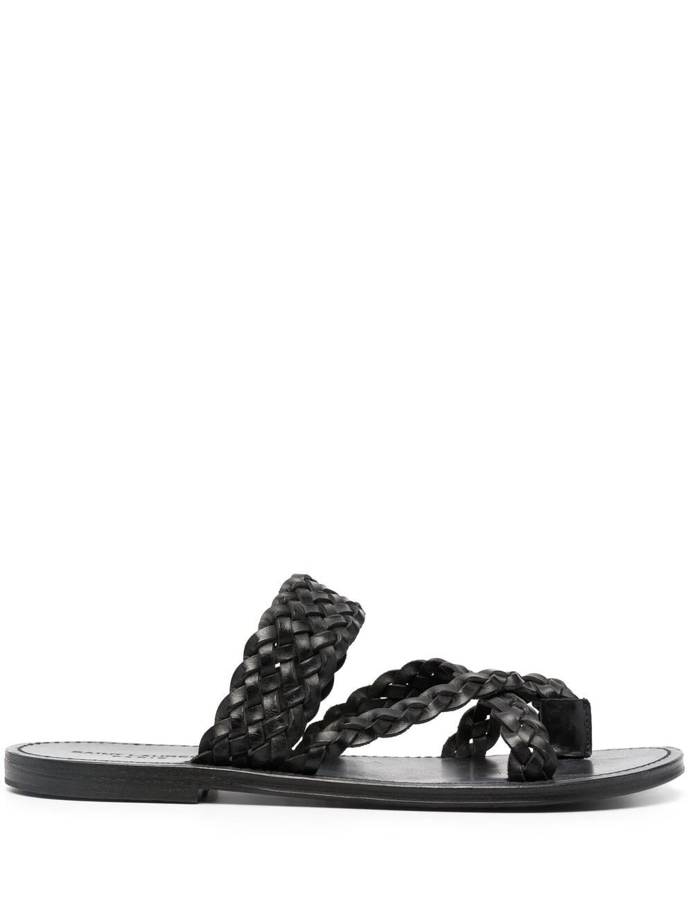 Saint Laurent rope-detail slip-on sandals