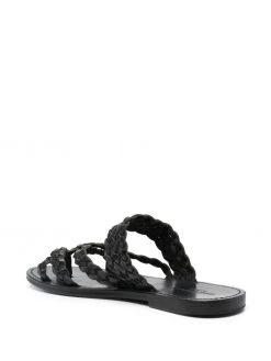 Saint Laurent rope-detail slip-on sandals