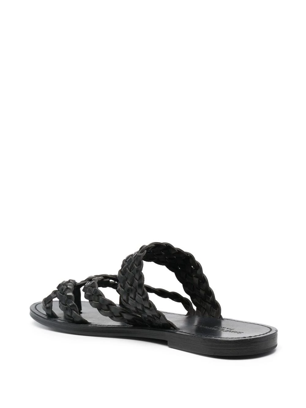 Saint Laurent rope-detail slip-on sandals