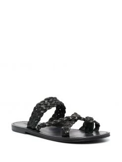 Saint Laurent rope-detail slip-on sandals