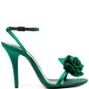 Saint Laurent floral-detail sandals