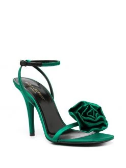 Saint Laurent floral-detail sandals