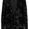 Saint Laurent patterned-jacquard single-breasted blazer