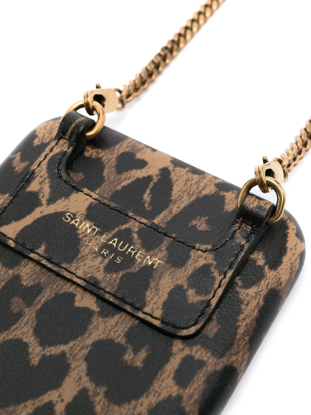 Saint Laurent leopard-print iPhone 11 Pro case