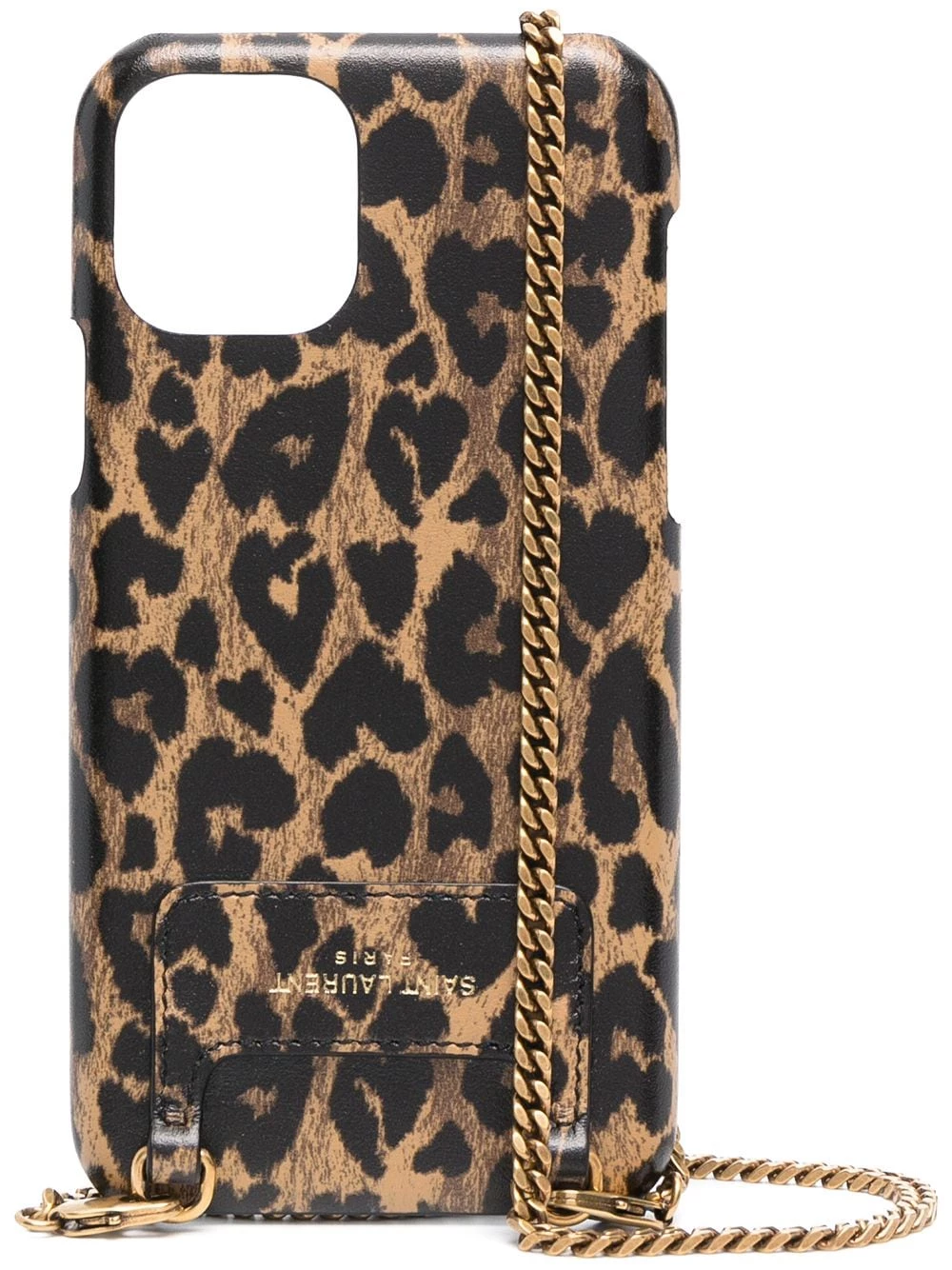 Saint Laurent leopard-print iPhone 11 Pro case