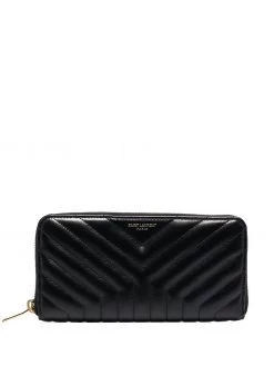 Saint Laurent zip-around leather wallet