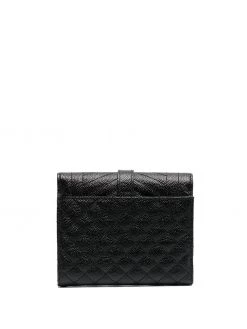Saint Laurent tri-fold pebbled purse