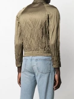 Saint Laurent long-sleeve satin jacket