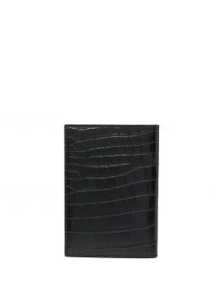 Saint Laurent embossed logo cardholder