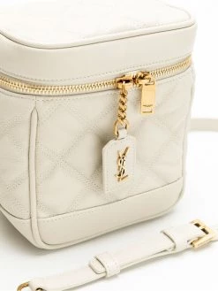 Saint Laurent'80s Carré-quilted vanity bag