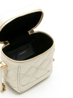 Saint Laurent'80s Carré-quilted vanity bag