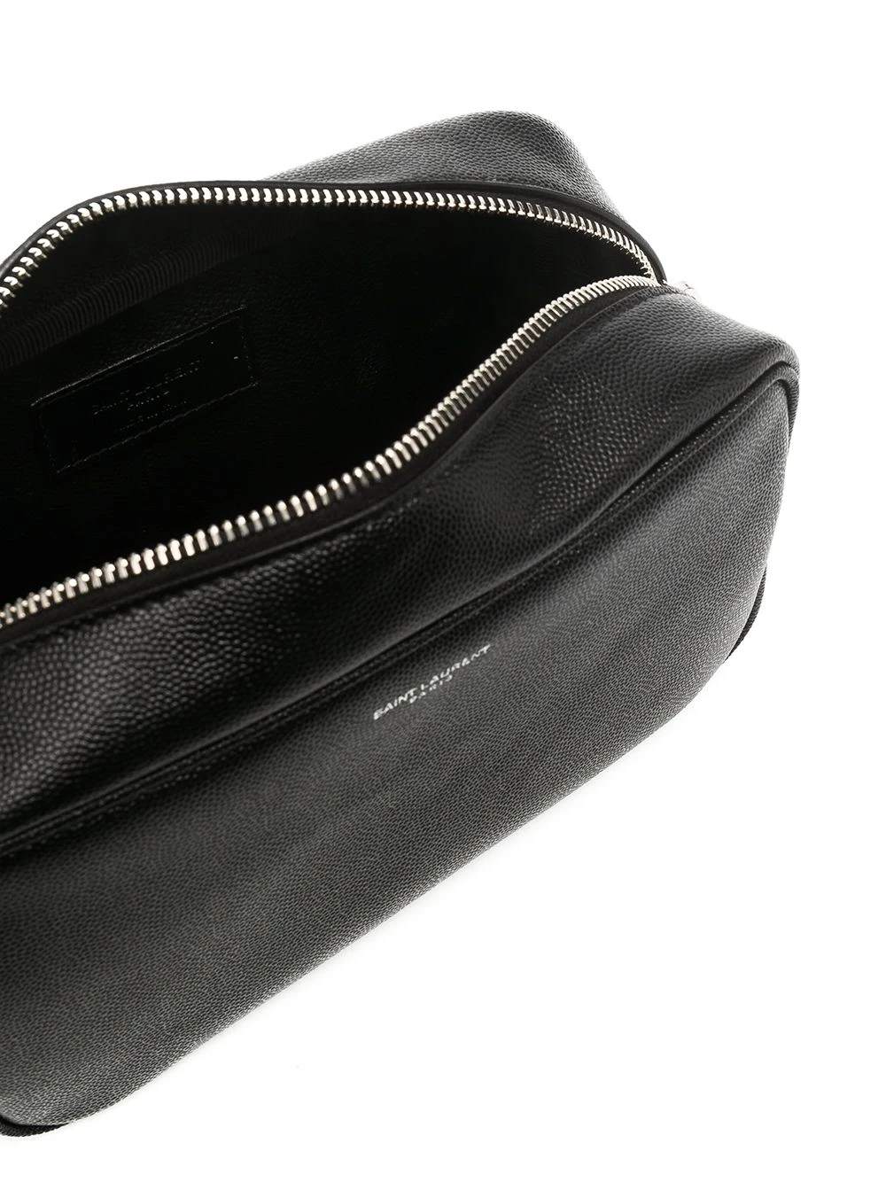 Saint Laurent small leather wash bag