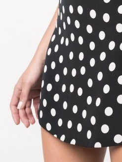 Saint Laurent polka-dot mini skirt