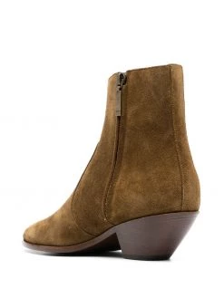Saint Laurent West 45mm suede ankle boots