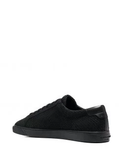 Saint Laurent snake-effect low-top sneakers