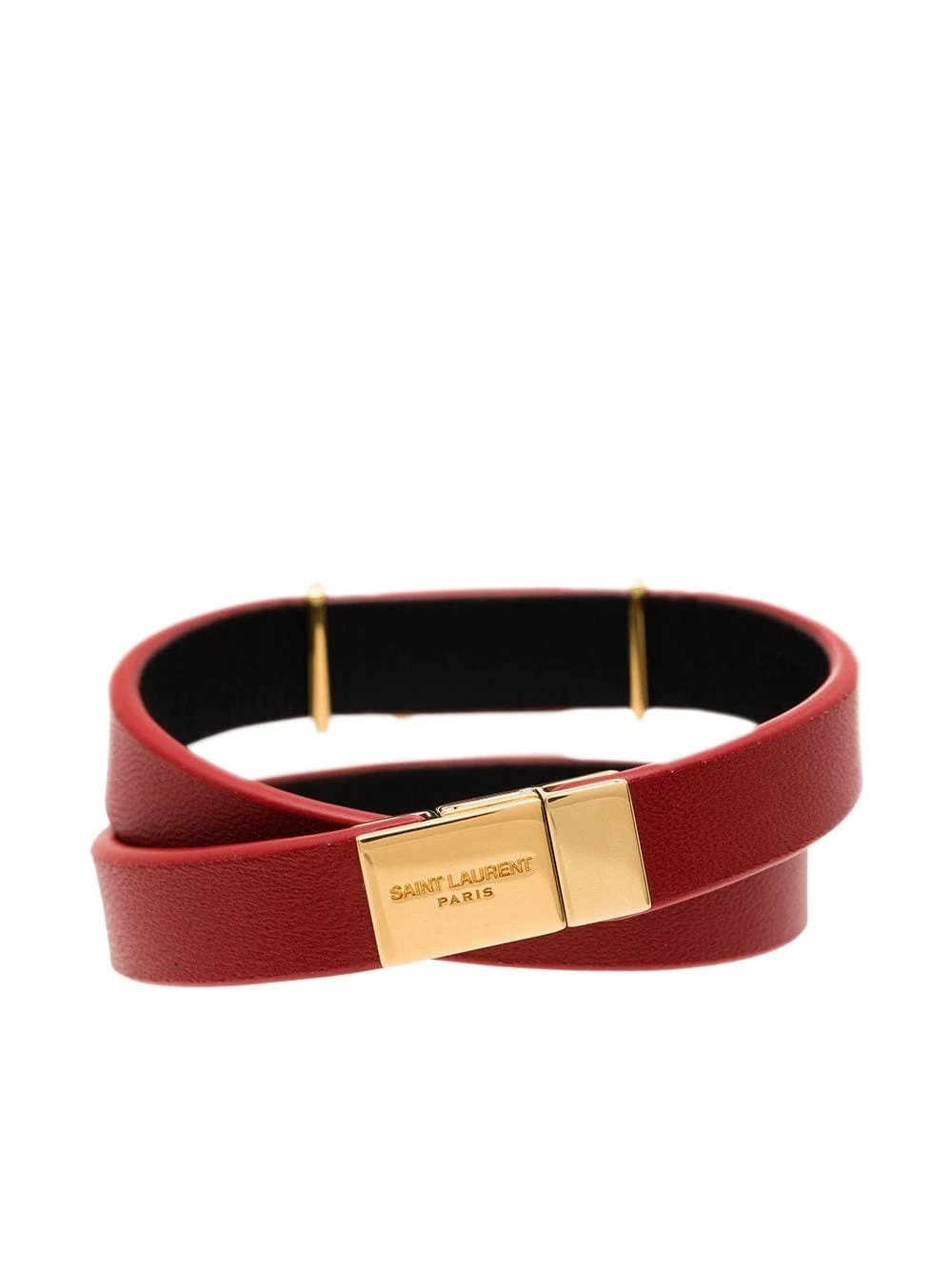 Saint Laurent monogram double-wrap bracelet