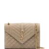 Saint Laurent quilted Envelope medium shoulder bag