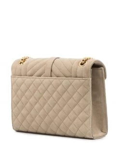 Saint Laurent quilted Envelope medium shoulder bag