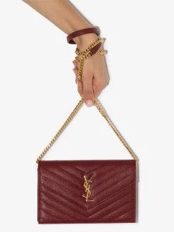 Saint Laurent envelope wallet-on-chain