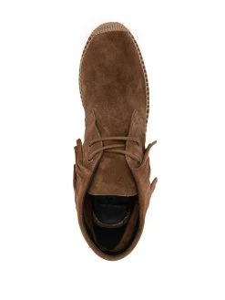 Saint Laurent high-top fringed espadrilles