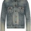 Saint Laurent washed-effect denim jacket