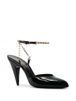 Saint Laurent chain-detail pumps