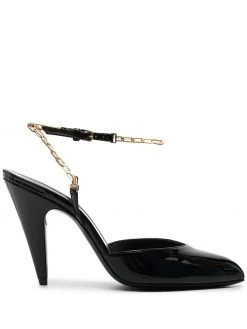 Saint Laurent chain-detail pumps