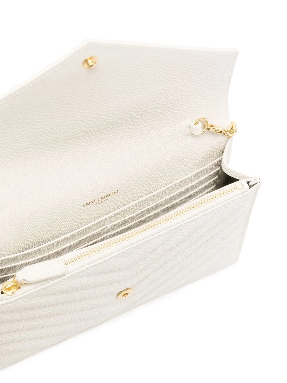 Saint Laurent monogram chain wallet