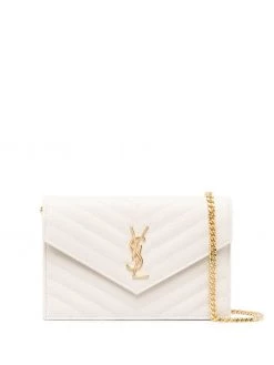 Saint Laurent monogram chain wallet