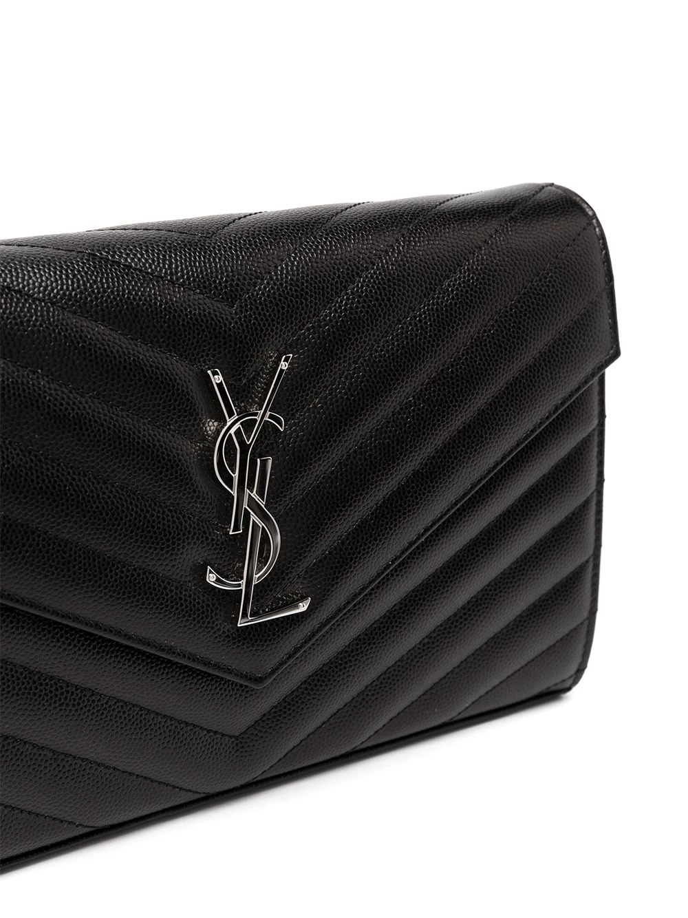 Saint Laurent monogram wallet on chain