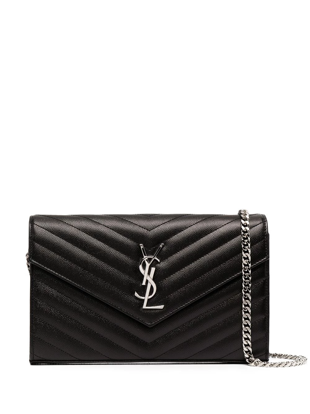 Saint Laurent monogram wallet on chain