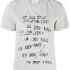 Saint Laurent Archive Dates printed T-shirt