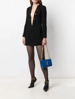 Saint Laurent plunging V-neck dress