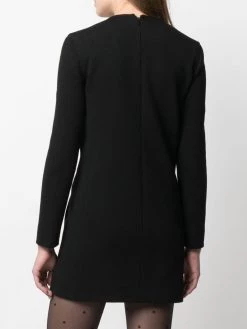 Saint Laurent plunging V-neck dress