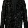Saint Laurent stud-embellished single-breasted blazer