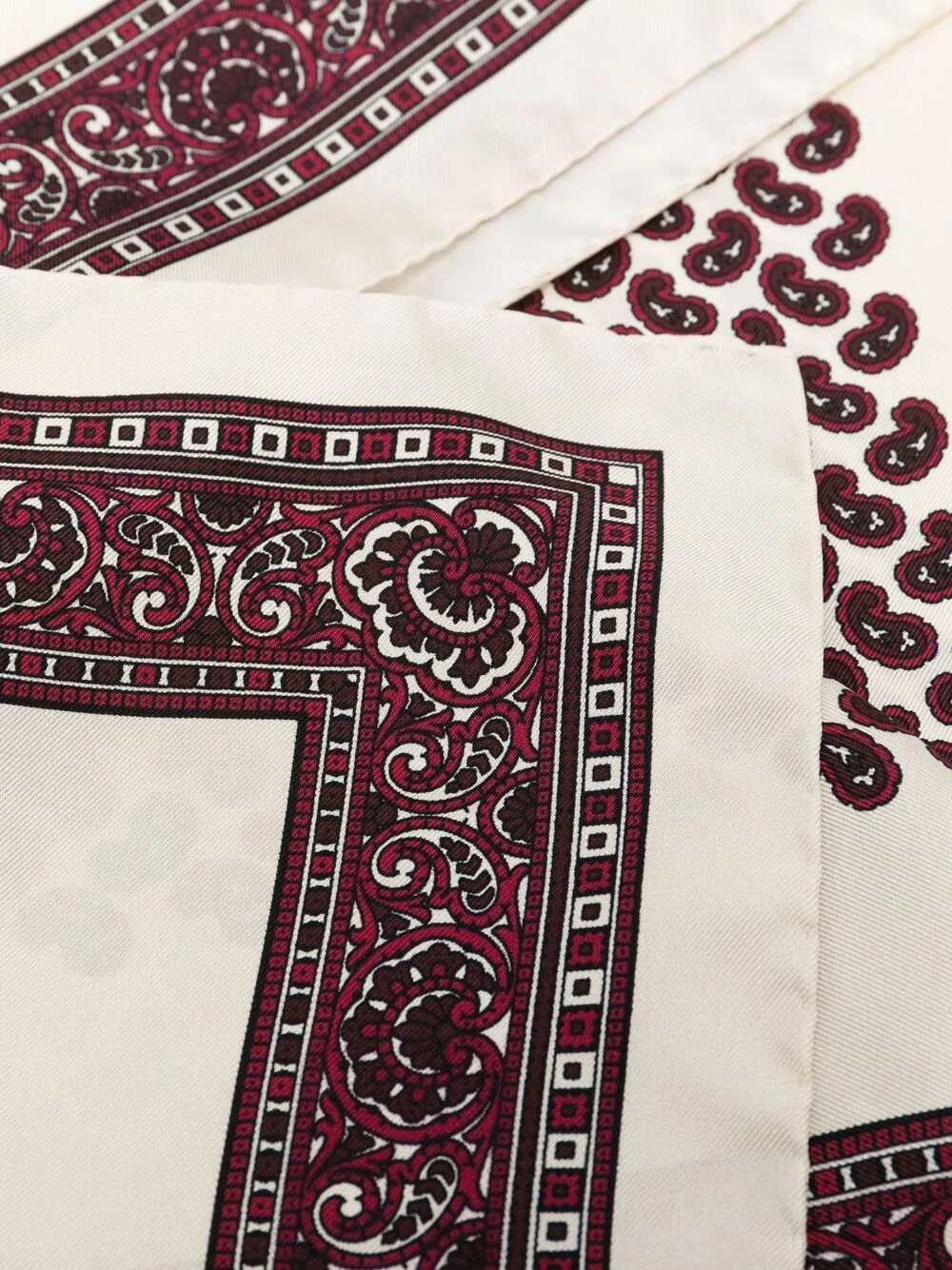 Saint Laurent bandana print silk scarf