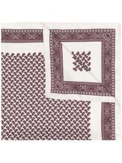 Saint Laurent bandana print silk scarf