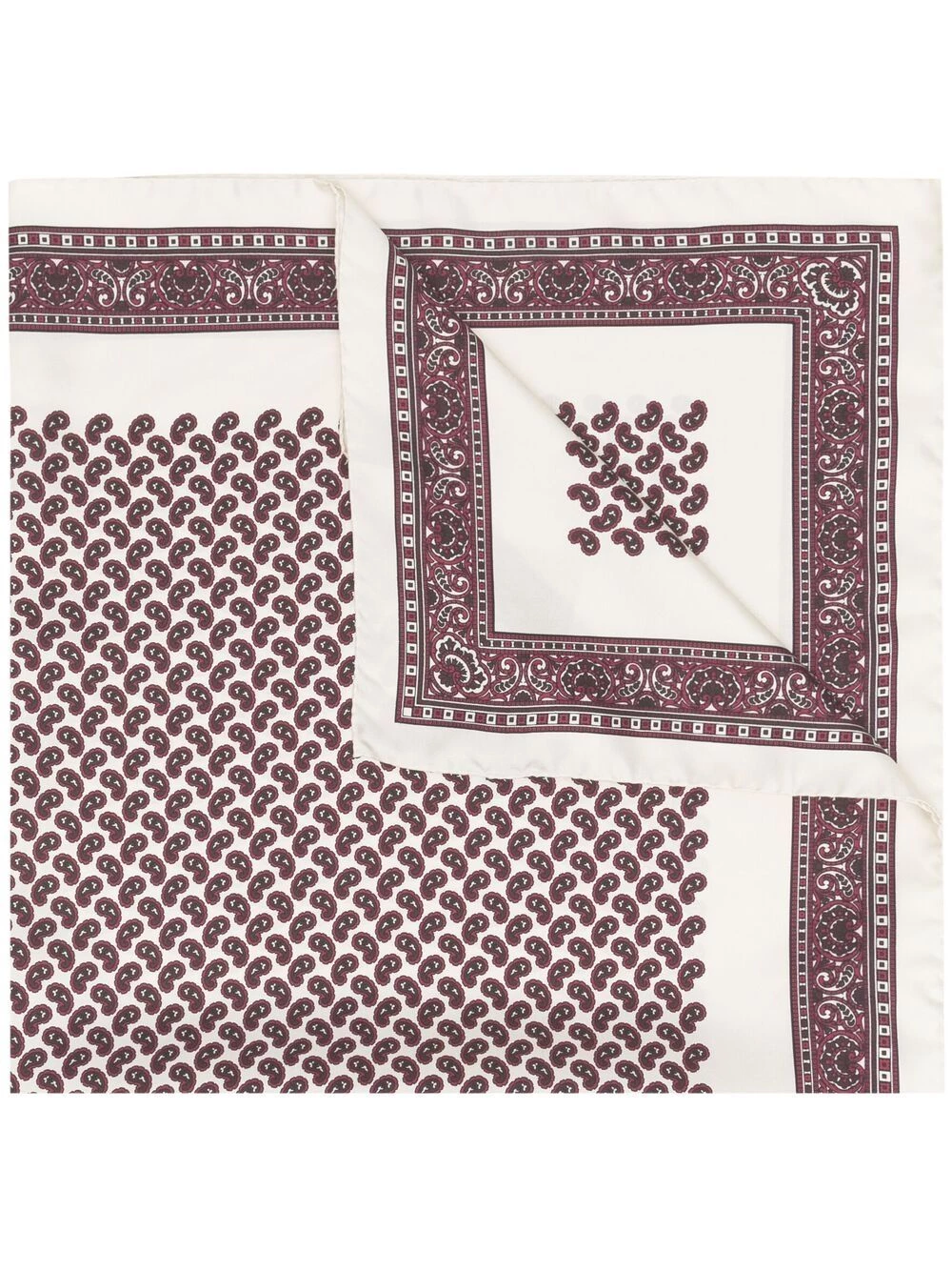 Saint Laurent bandana print silk scarf