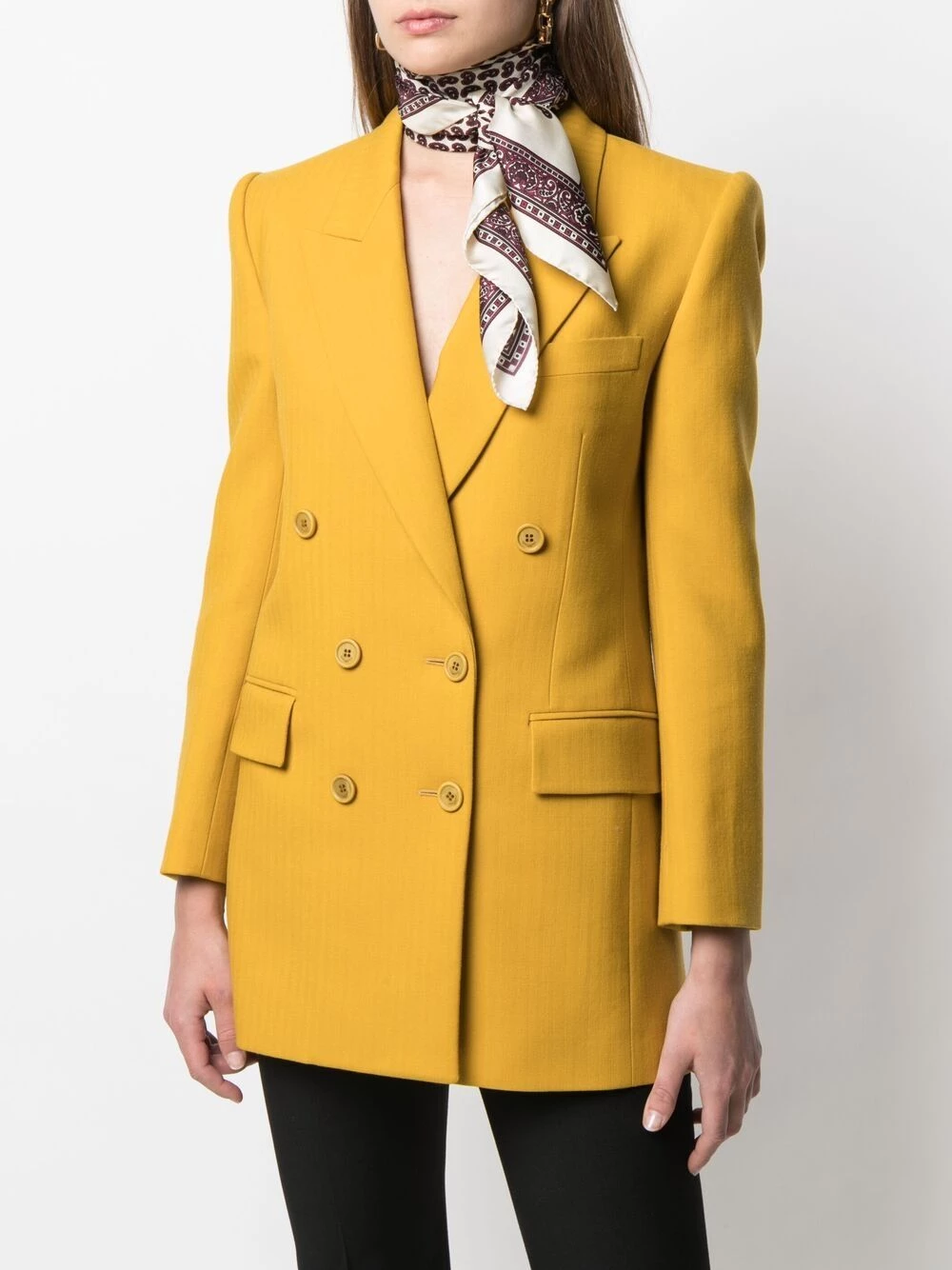 Saint Laurent bandana print silk scarf