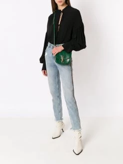 Saint Laurent Solferino snake shoulder bag