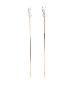 Saint Laurent Opyum YSL threader earrings