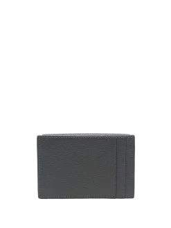 Saint Laurent logo-plaque cardholder