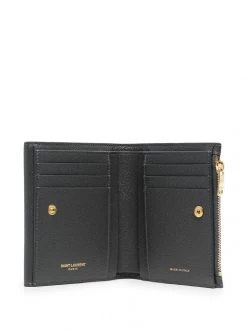 Saint Laurent logo-plaque envelope wallet