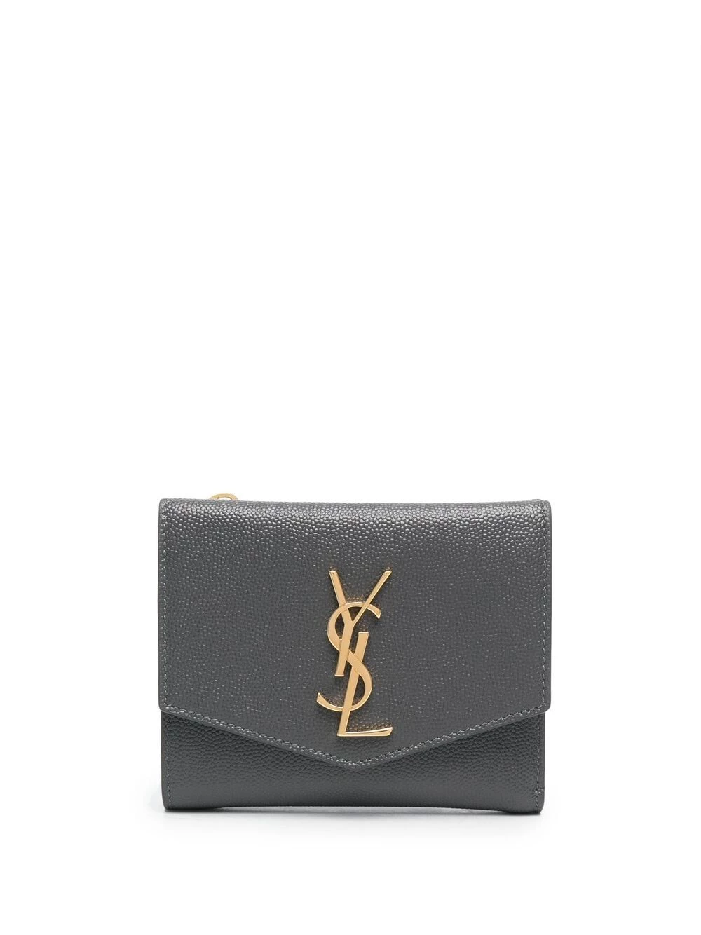 Saint Laurent logo-plaque envelope wallet