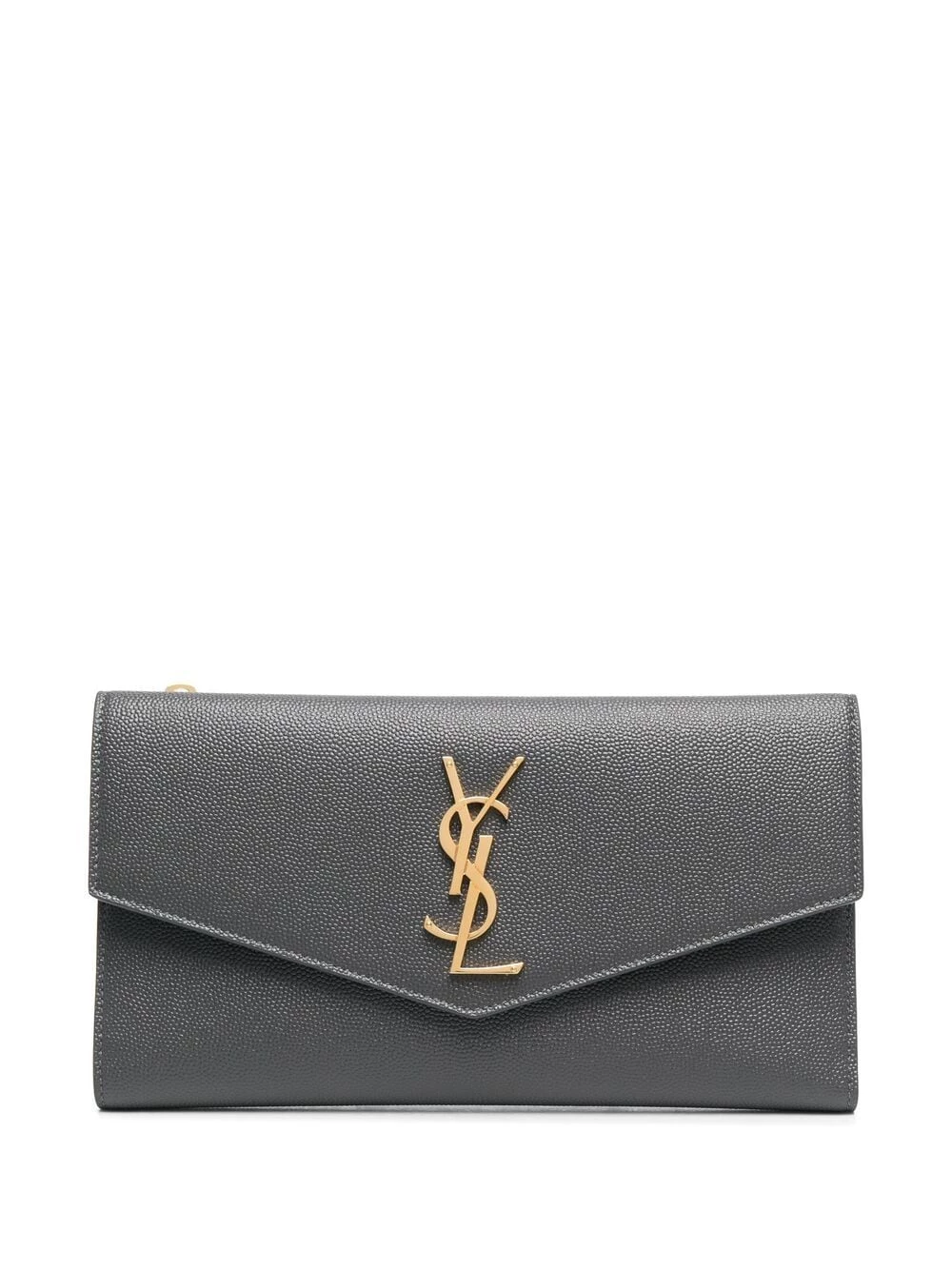 Saint Laurent logo-plaque wallet