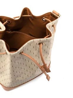 Saint Laurent Seau monogram-print bucket bag