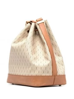 Saint Laurent Seau monogram-print bucket bag