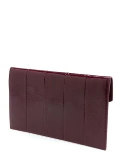 Saint Laurent Uptown logo-plaque clutch