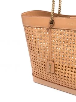 Saint Laurent YSL interwoven tote bag