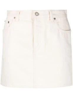 Saint Laurent slim-fit denim skirt